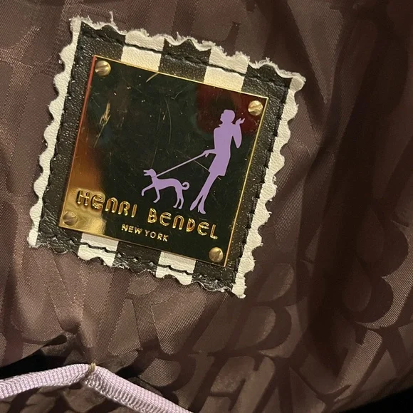 Henri Bendel Disturbed Stripped Briefcase/Laptop Bag - Picture 5 of 17